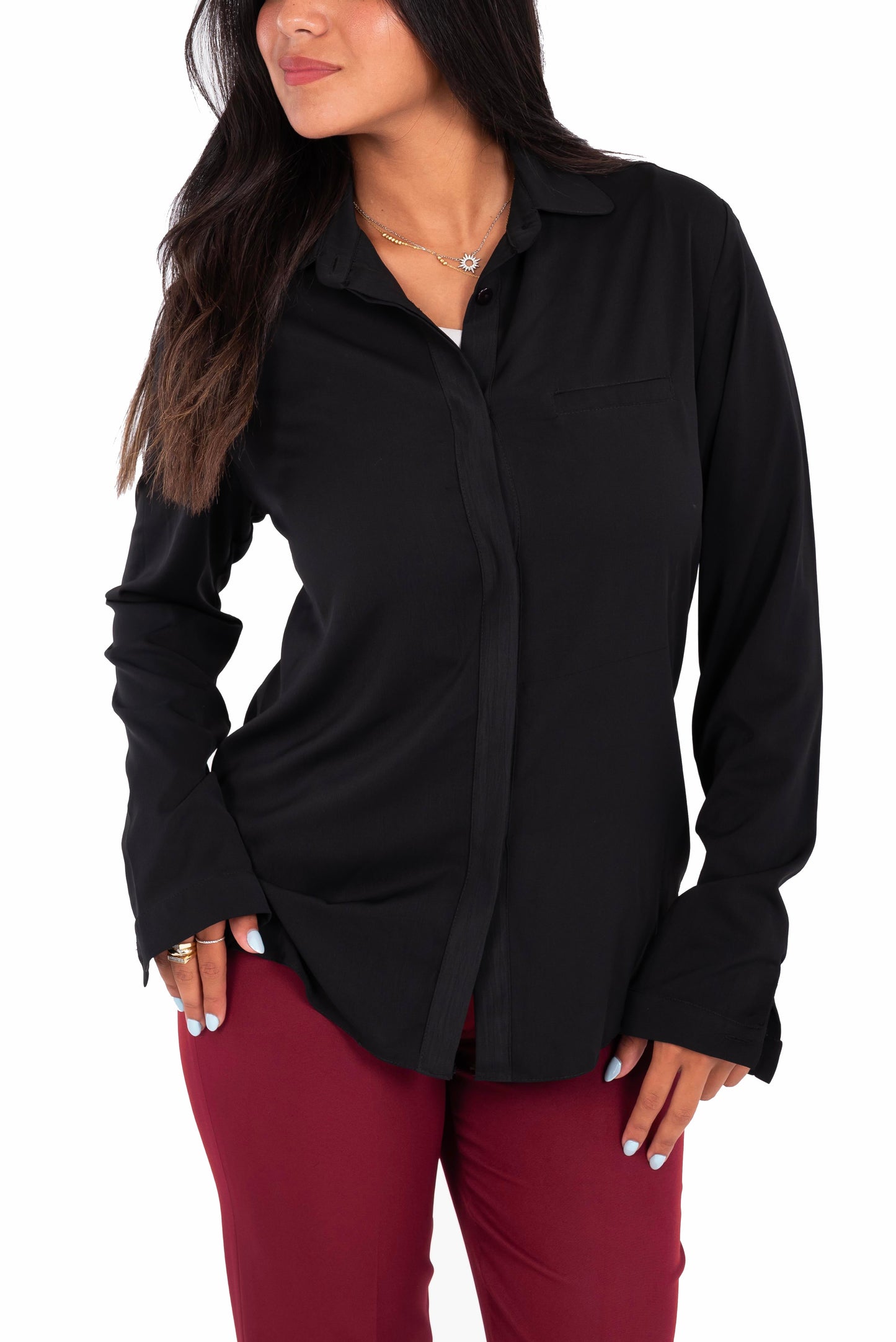Everyday Office Shirt - In Black