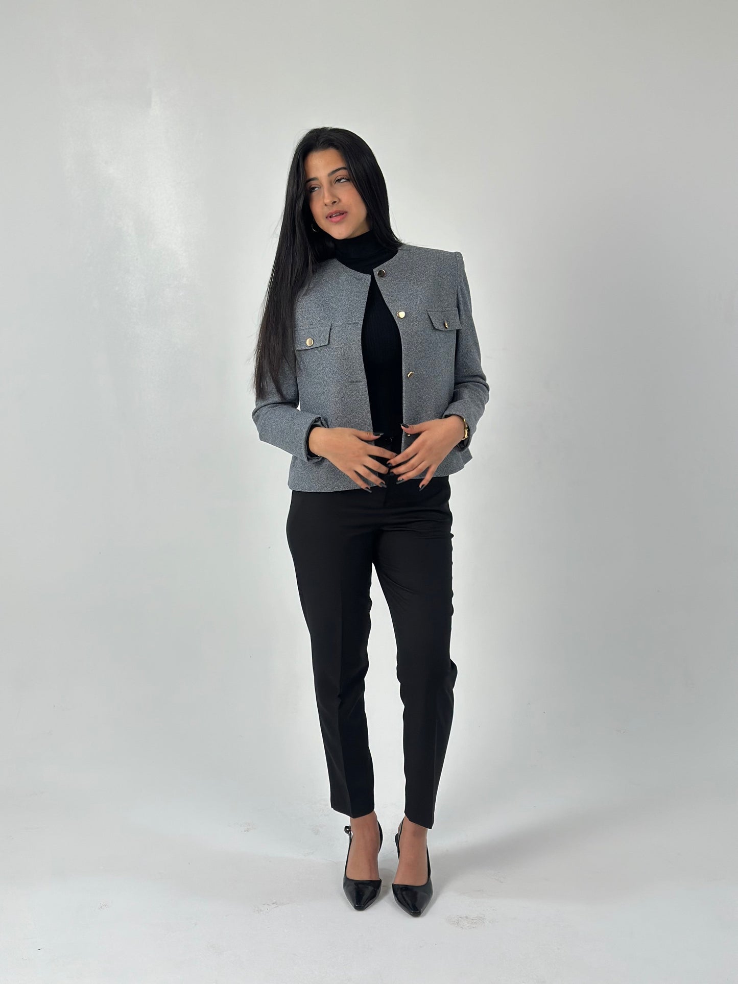 Wool Jacket - In Grey