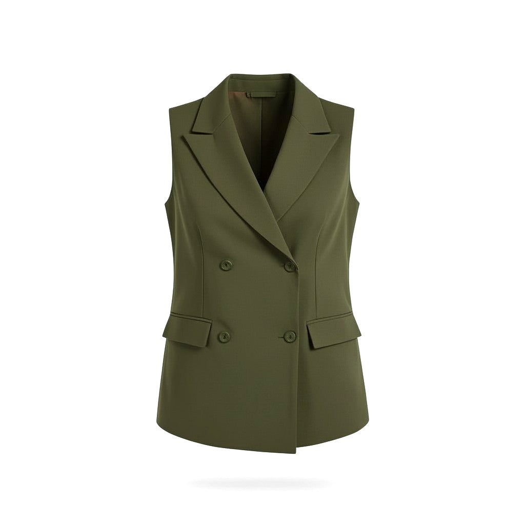 Crossover Vest - In Olive