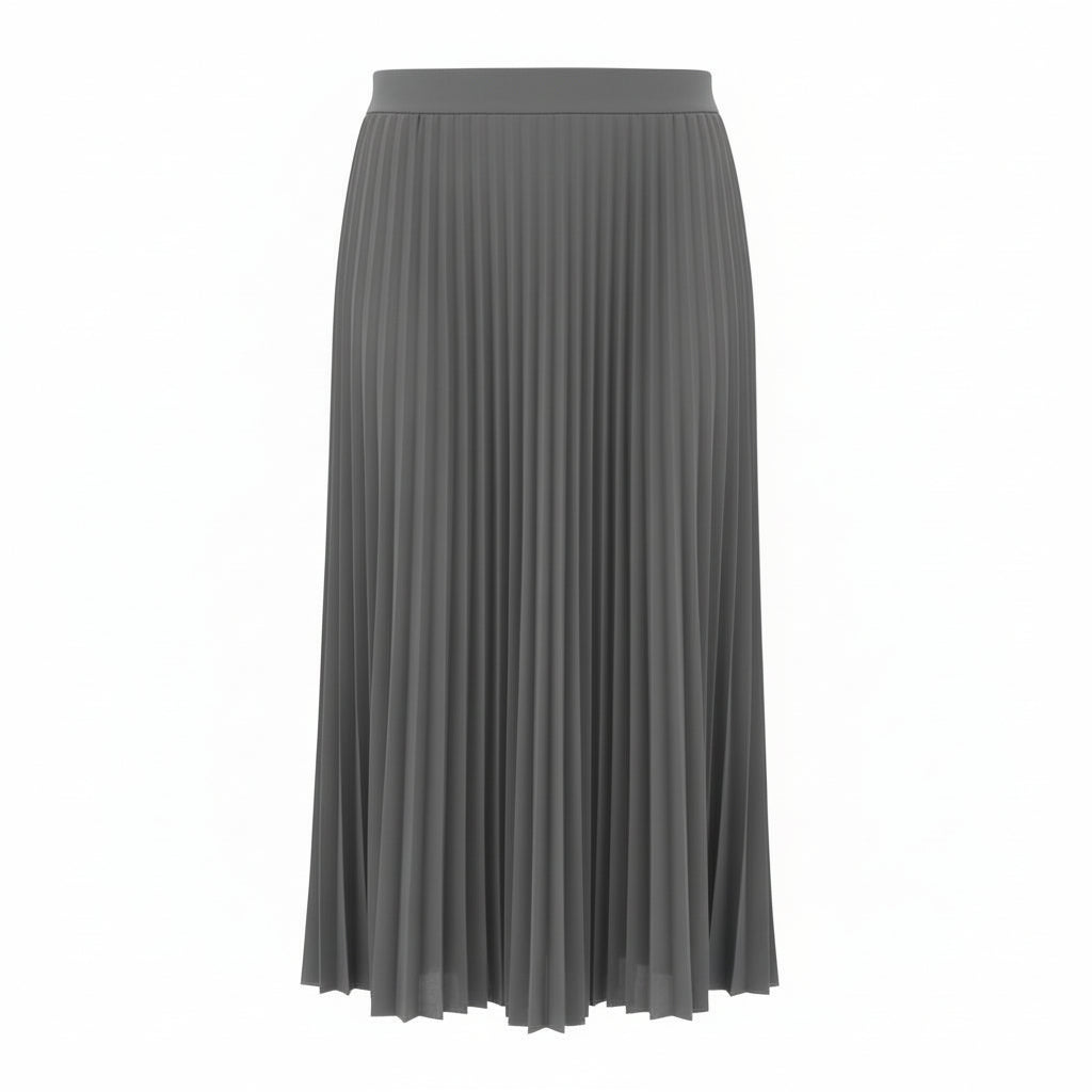 Pleated Skirt - In Grey